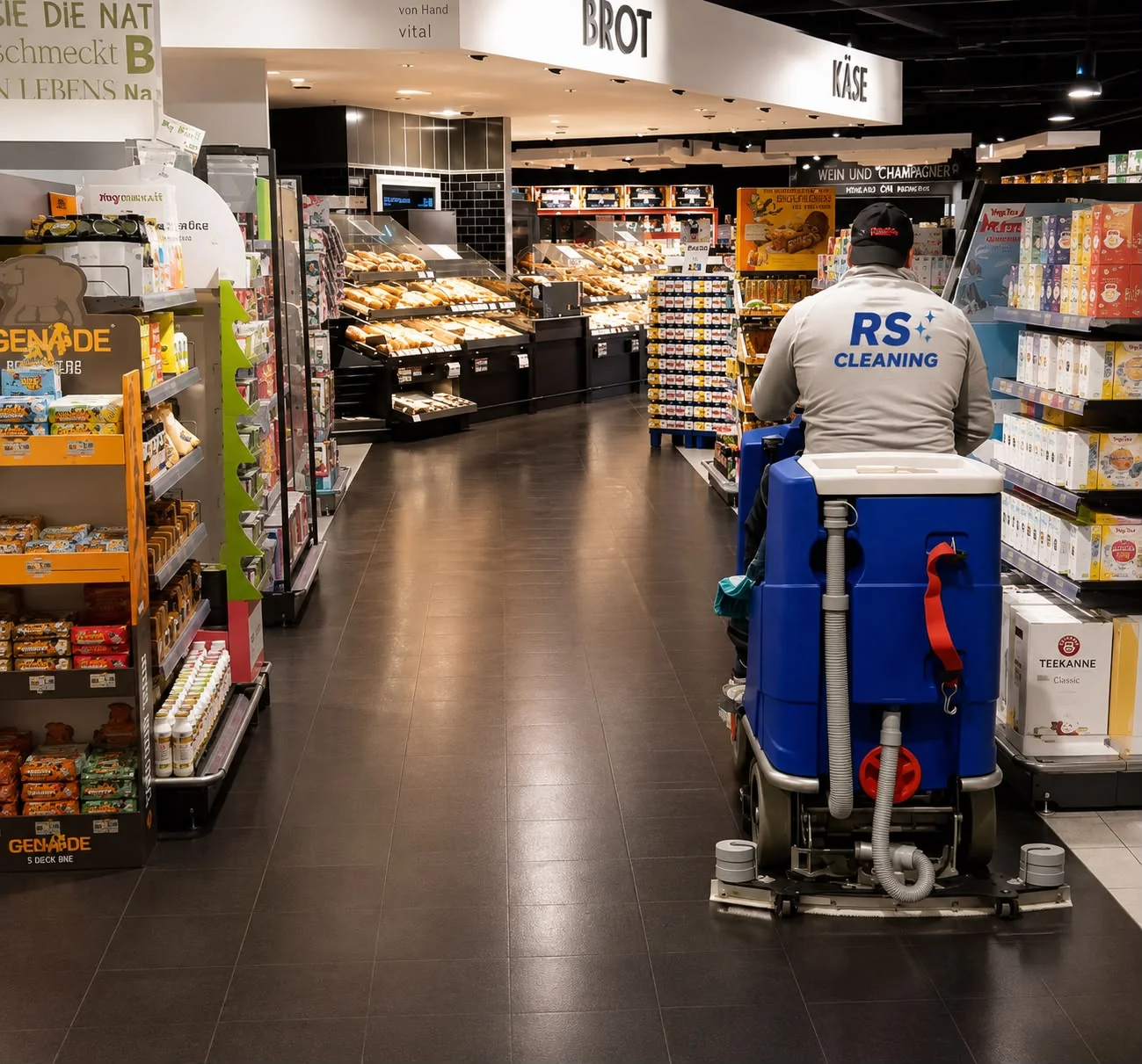 RS Cleaning bei der maschinellen Gewerbereinigung